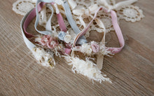 Load image into Gallery viewer, Velvet Dainty Tie Backs with stretch ties